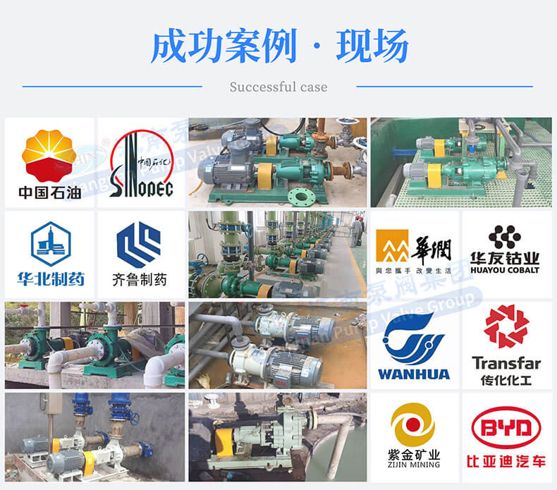 FMB-SJ耐腐蝕耐磨砂漿泵成功案例